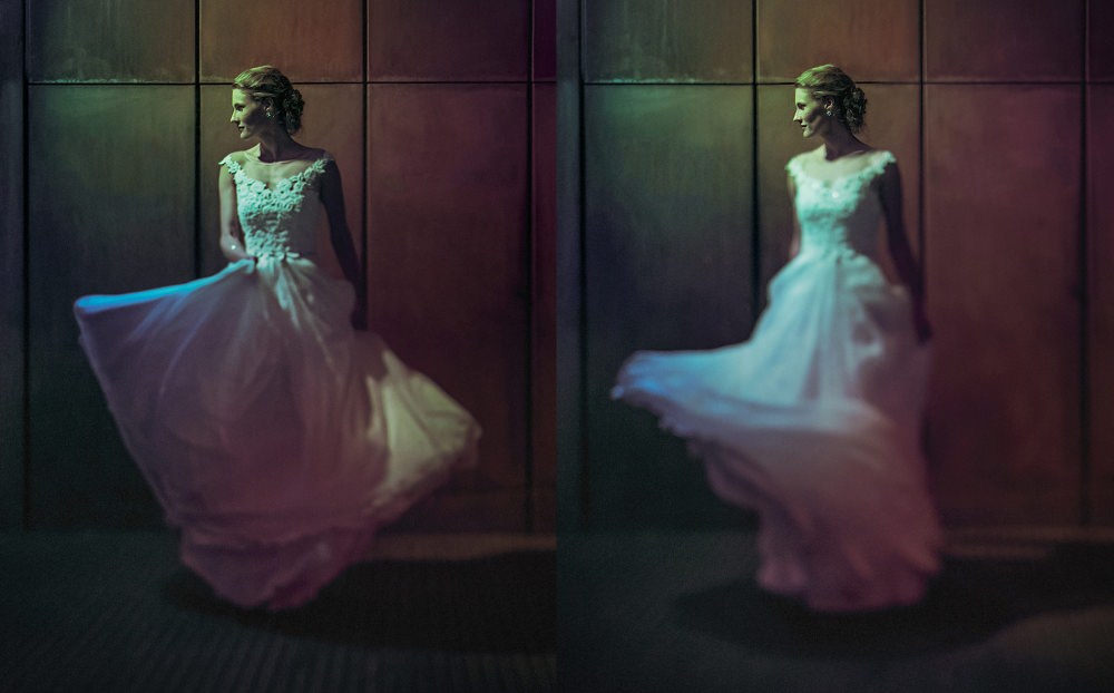 Melbourne arts centre wedding portrait