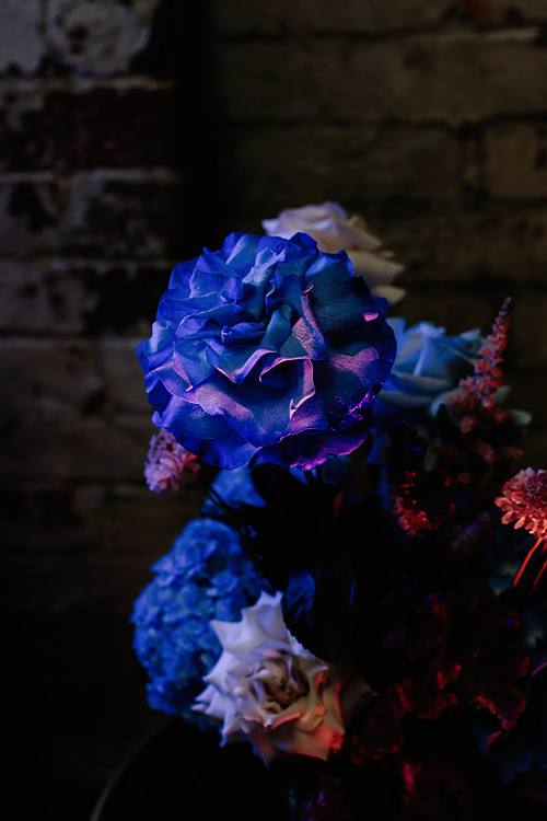 Melbourne wedding florist - blue wedding flowers