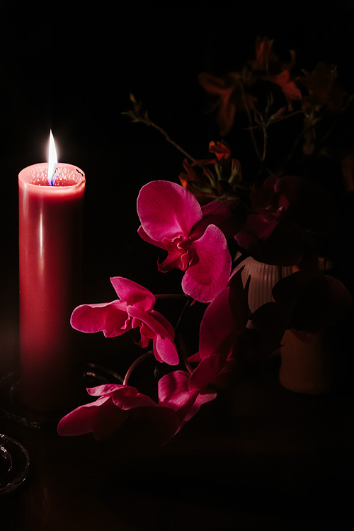 Melbourne wedding florist - candle