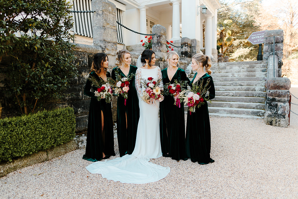 Emerald bridesmaids shop