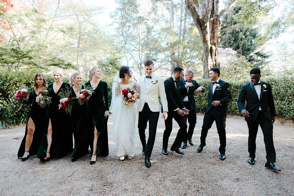 Elle Zeitoune fontaine emerald green bridesmaid dresses BRIARS