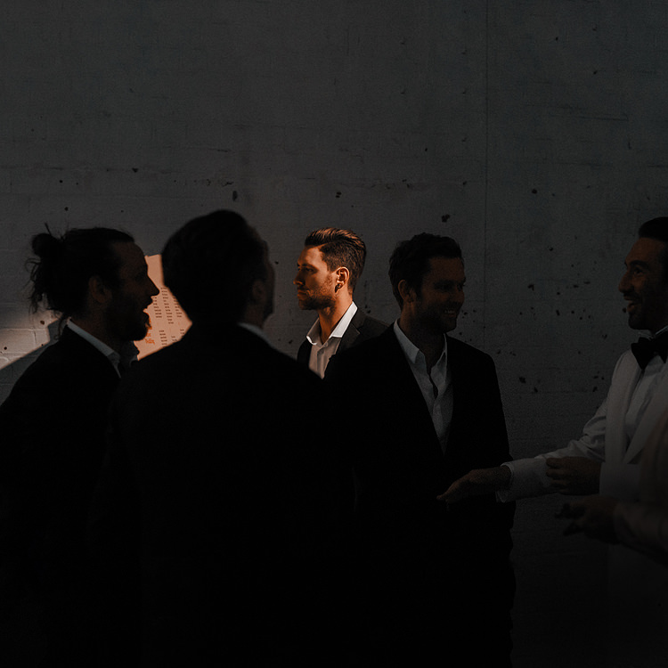 dark and moody wedding photos