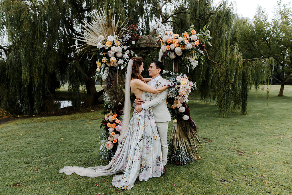 The Best Yarra Valley wedding venes: outdoor wedding ceremony