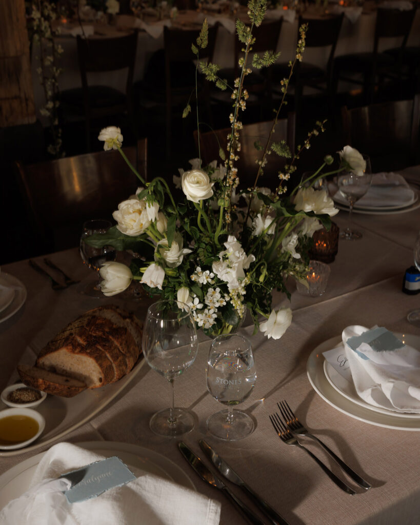 Table settings, styled by Weddings of Desire