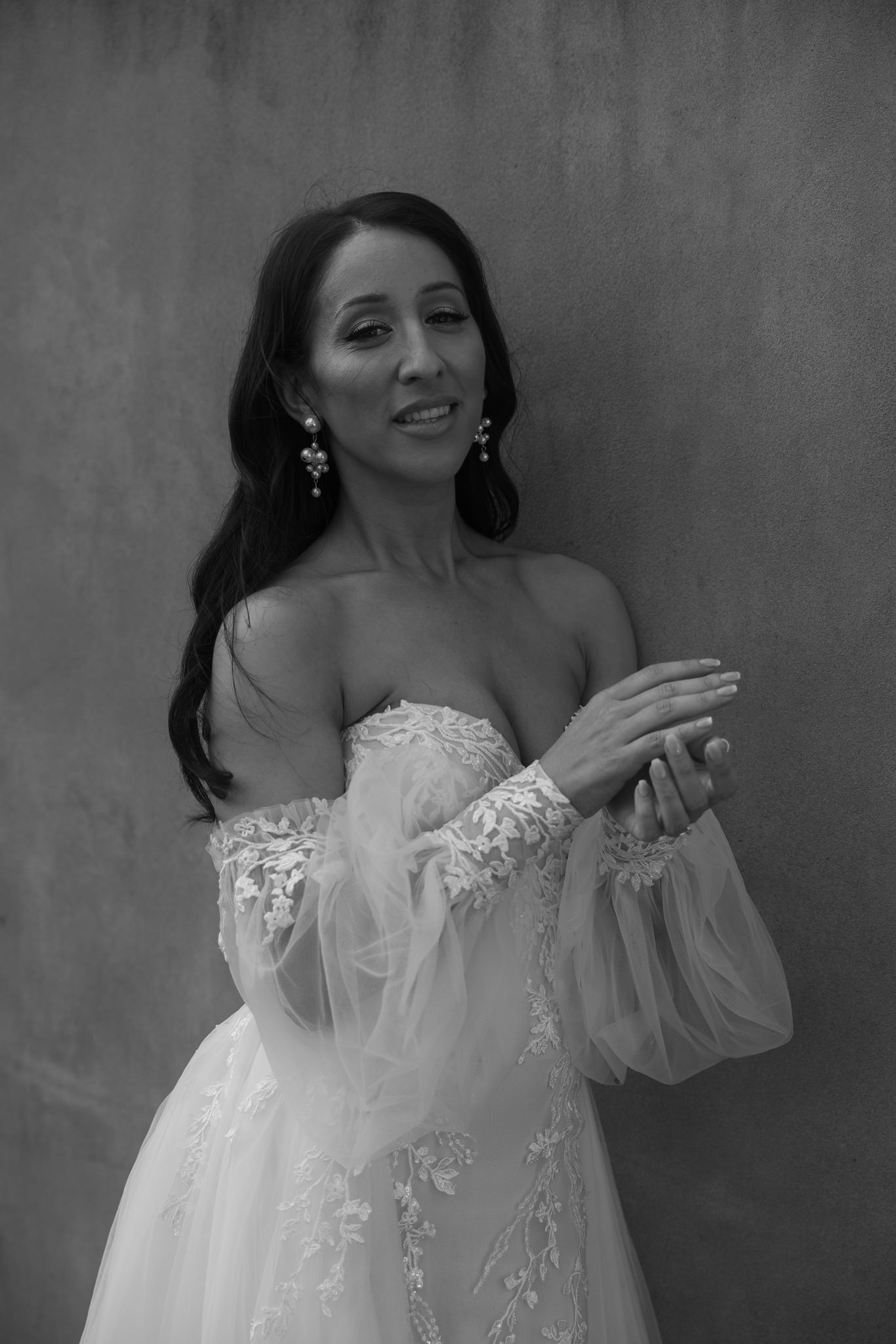 george ballroom wedding bridal portrait
