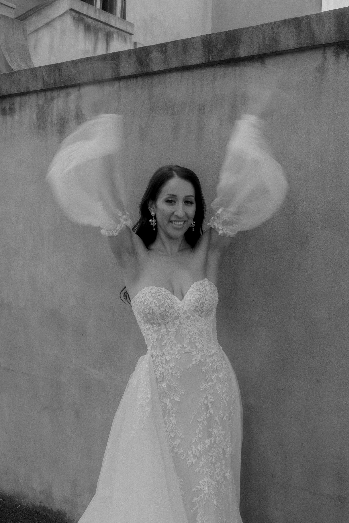 george ballroom wedding bridal portrait