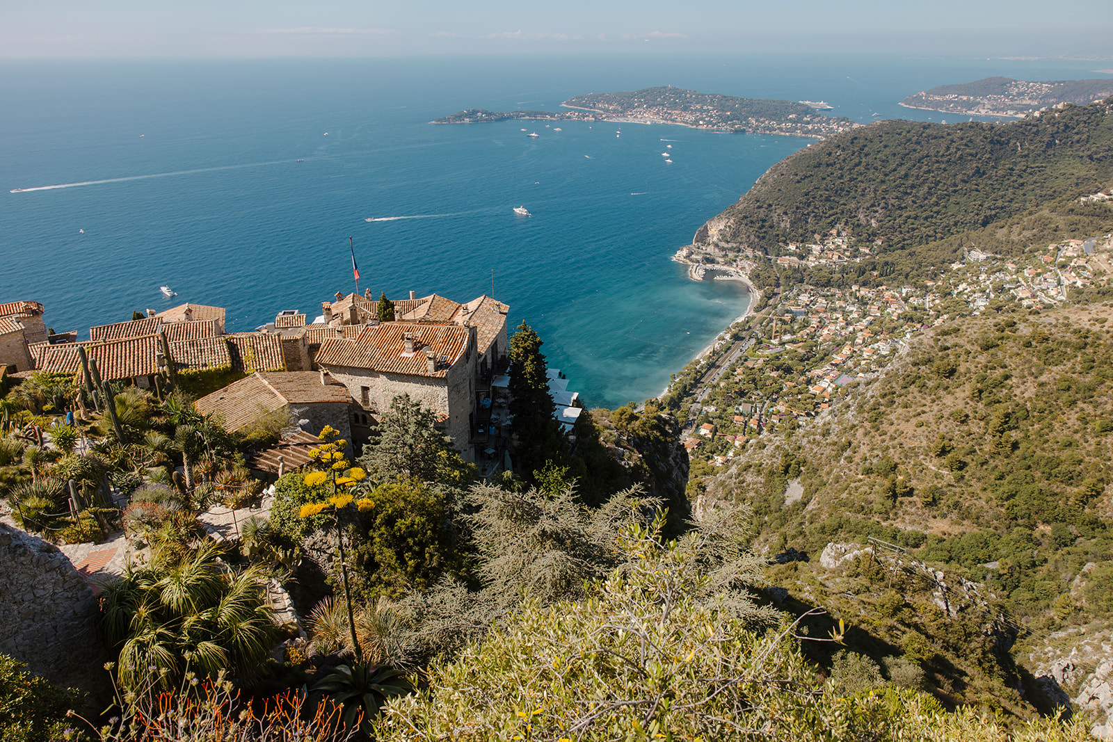 Eze France wedding elopement photos, Le Jardin Exotique
