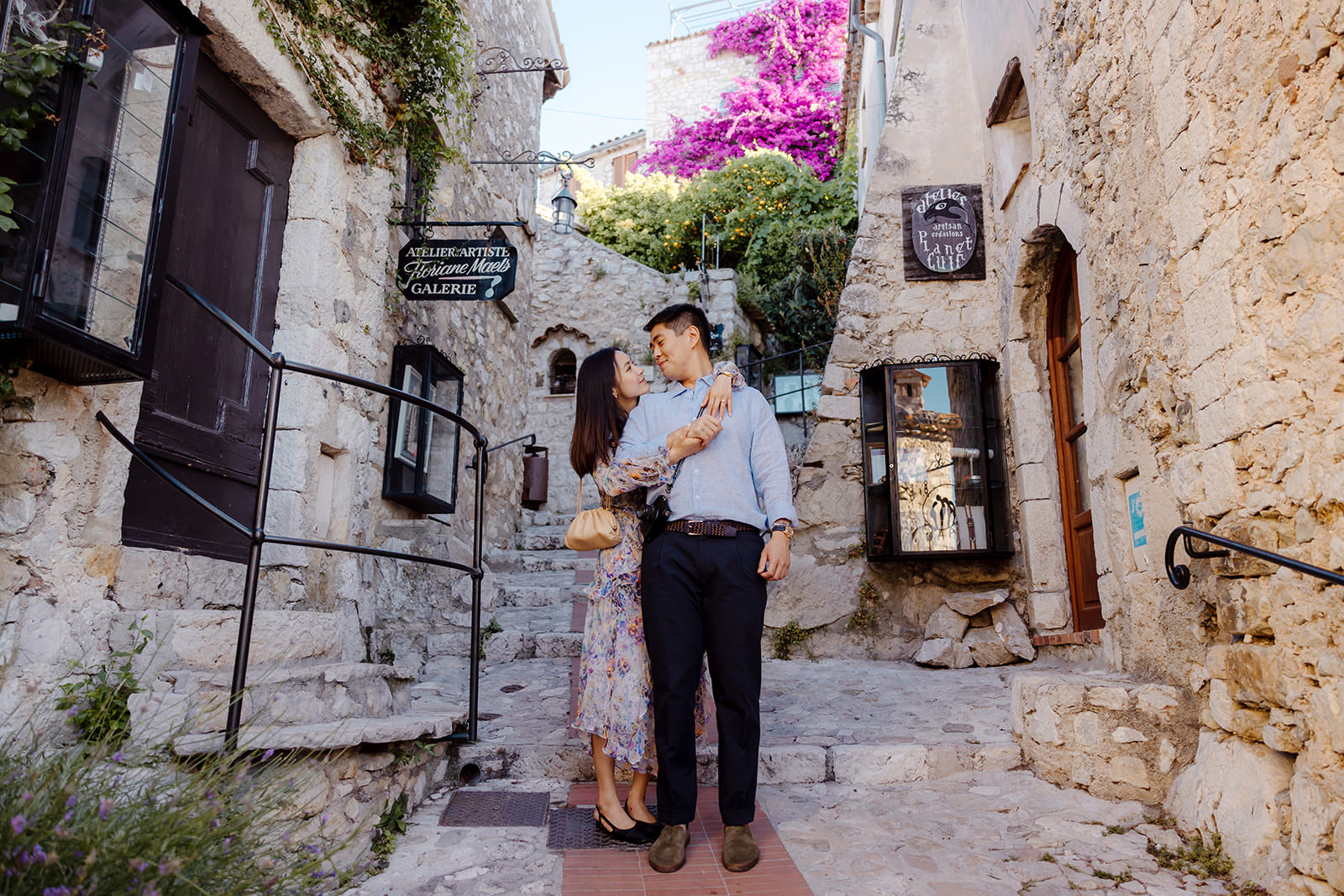 Eze France wedding elopement photos