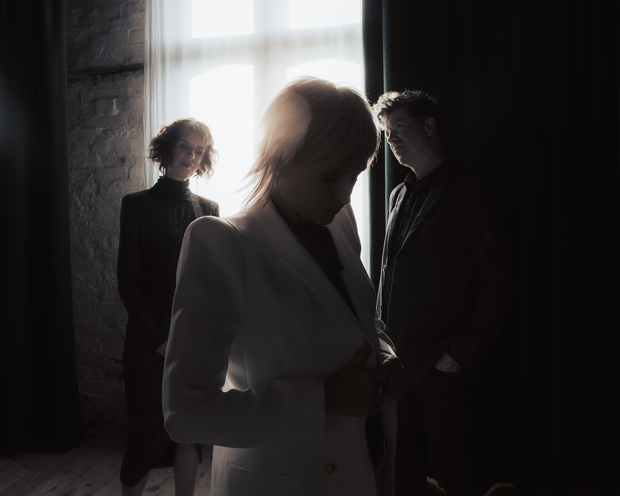 A moody portrait of local Melbourne band "The Space Between" by music photographer Oli Sansom