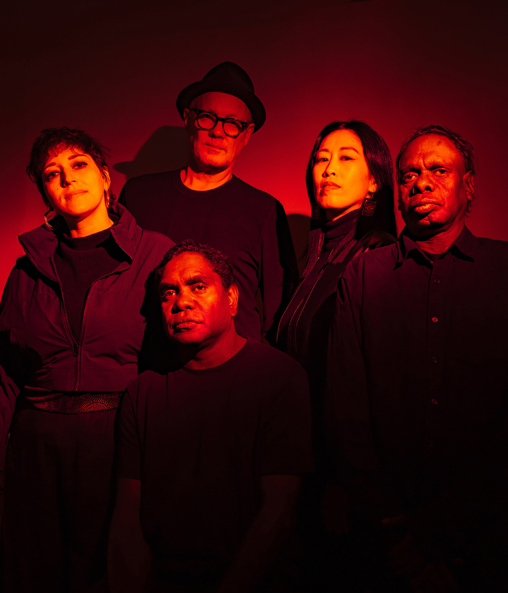 Australia wide band "Hand to Earth" photographed by music photographer Oli Sansom
